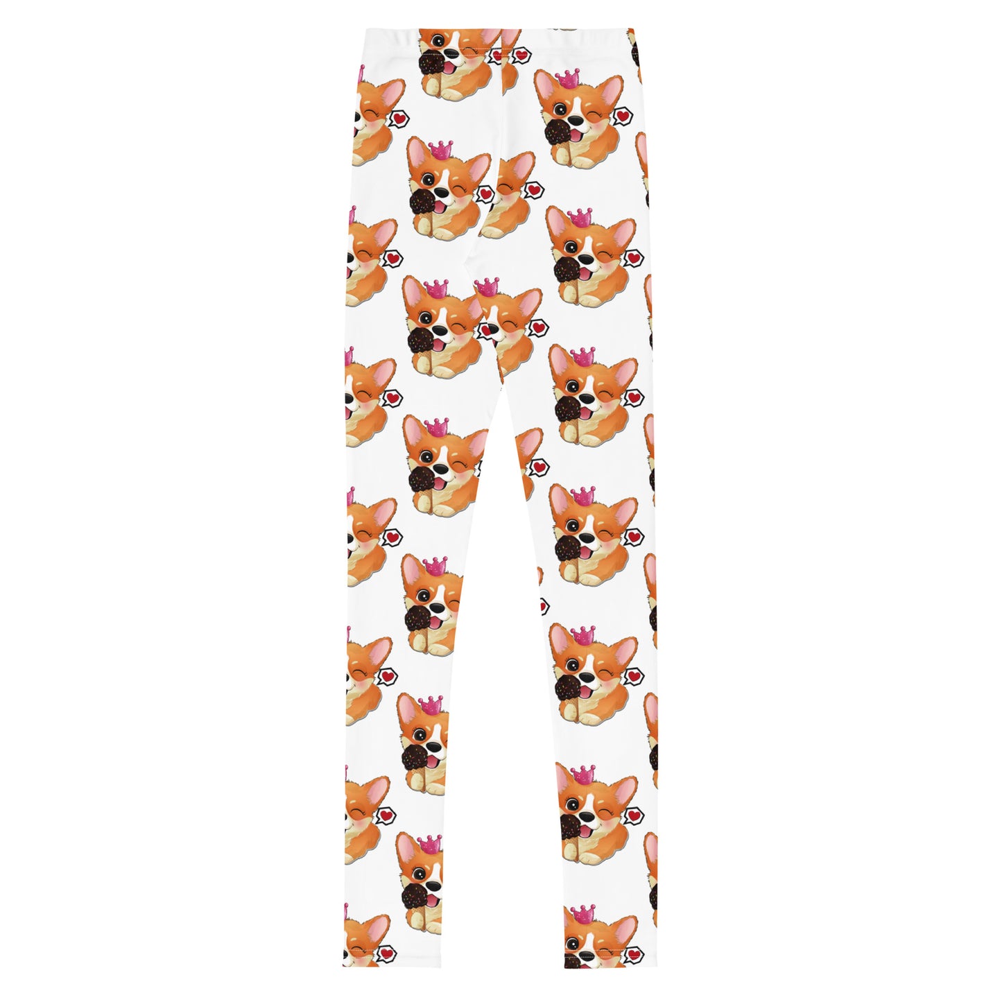 Funny Puppy Dog Eating Ice Cream Leggings, No. 0441