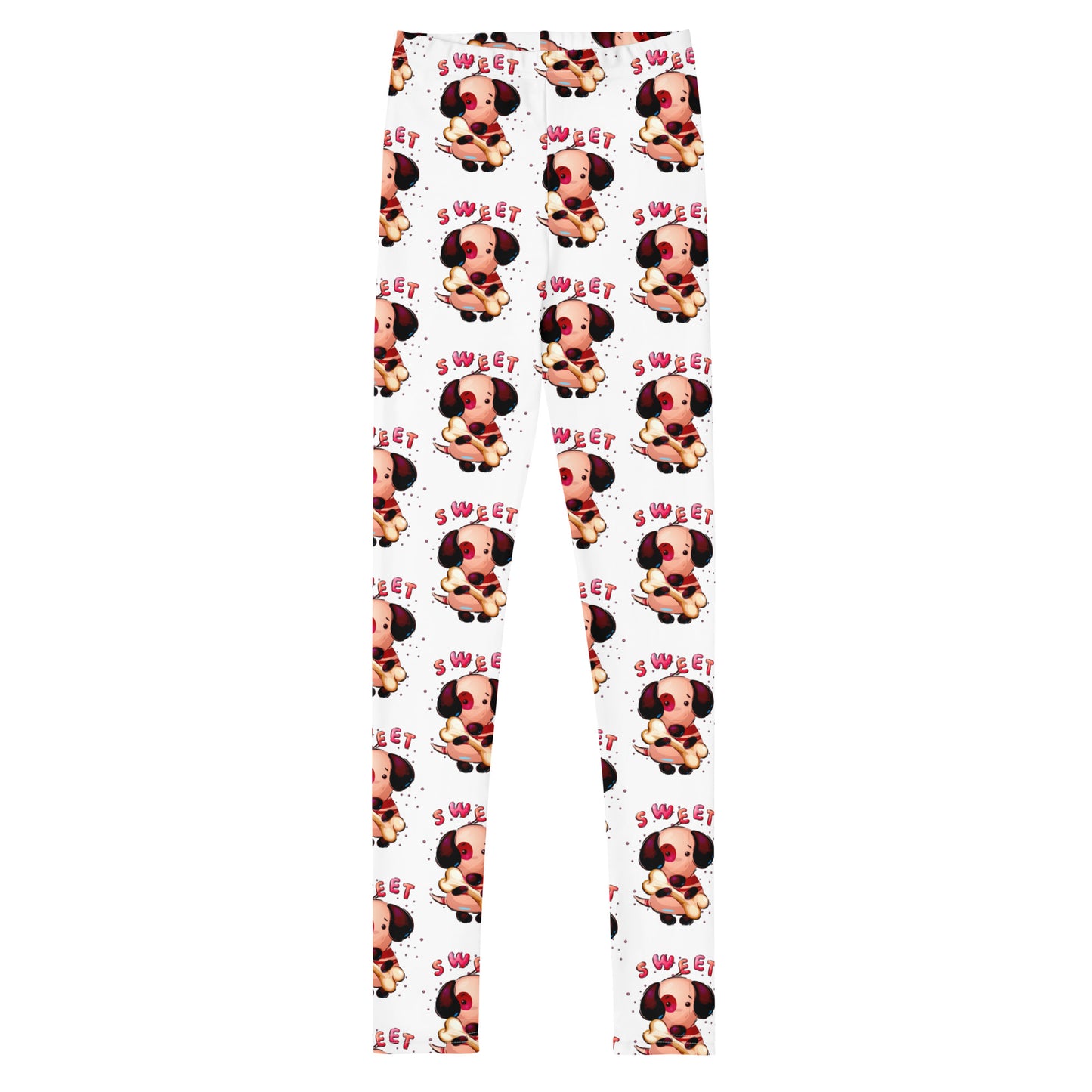 Funny Dog with Bone Leggings, No. 0413