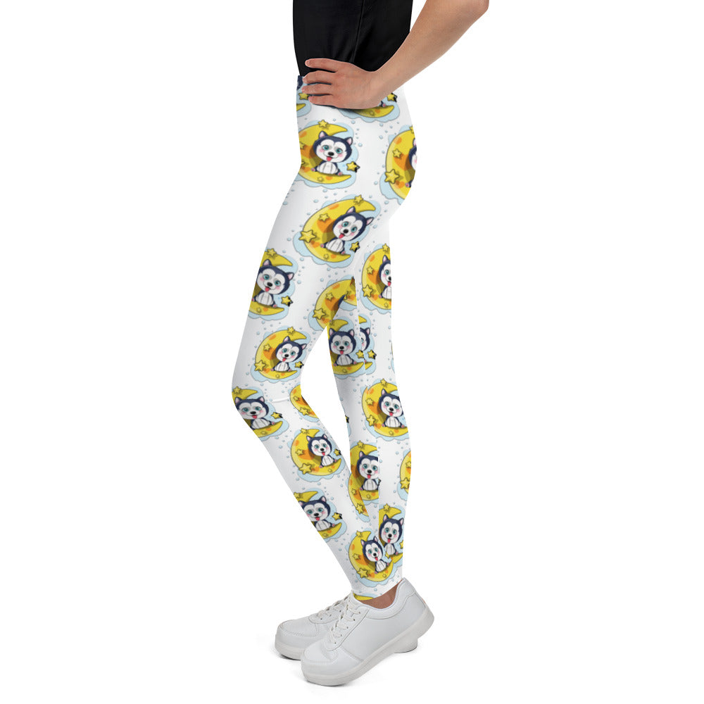 Cute Puppy Husky Leggings, No. 0384