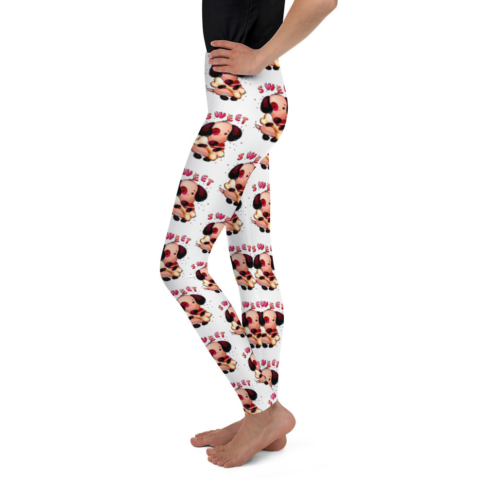 Funny Dog with Bone Leggings, No. 0413