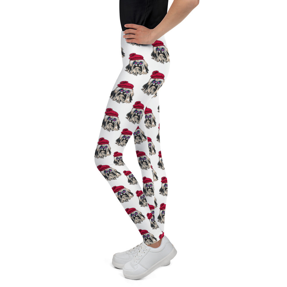 Cute Lowchen Dog Leggings, No. 0598