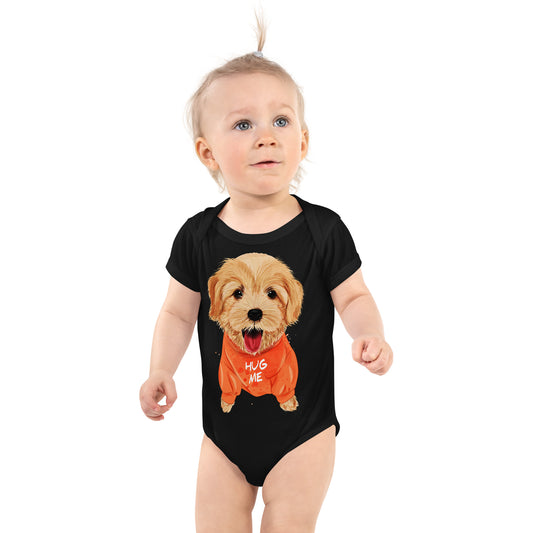 Cute Golden Retriever Dog Bodysuit, No. 0302