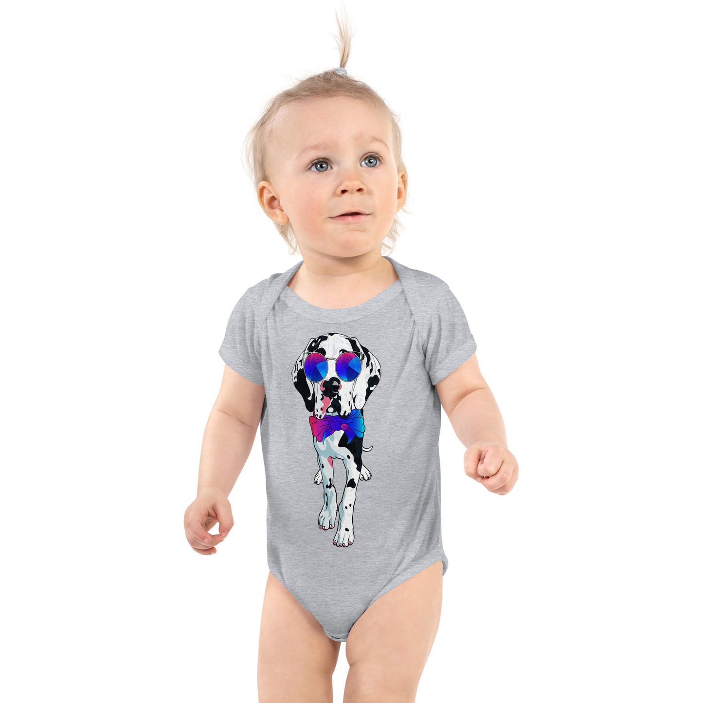 Cute Spotted Great Dane Dog Bodysuit, No. 0557