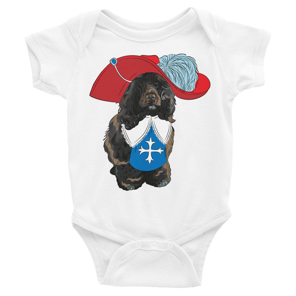 Portuguese Water Dog as Musketeer Bodysuit, No. 0559