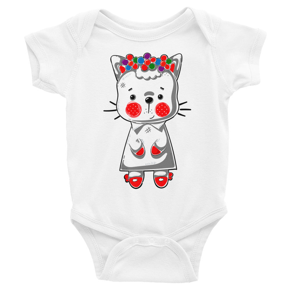 Cute Baby Kitty Cat Bodysuit, No. 0276