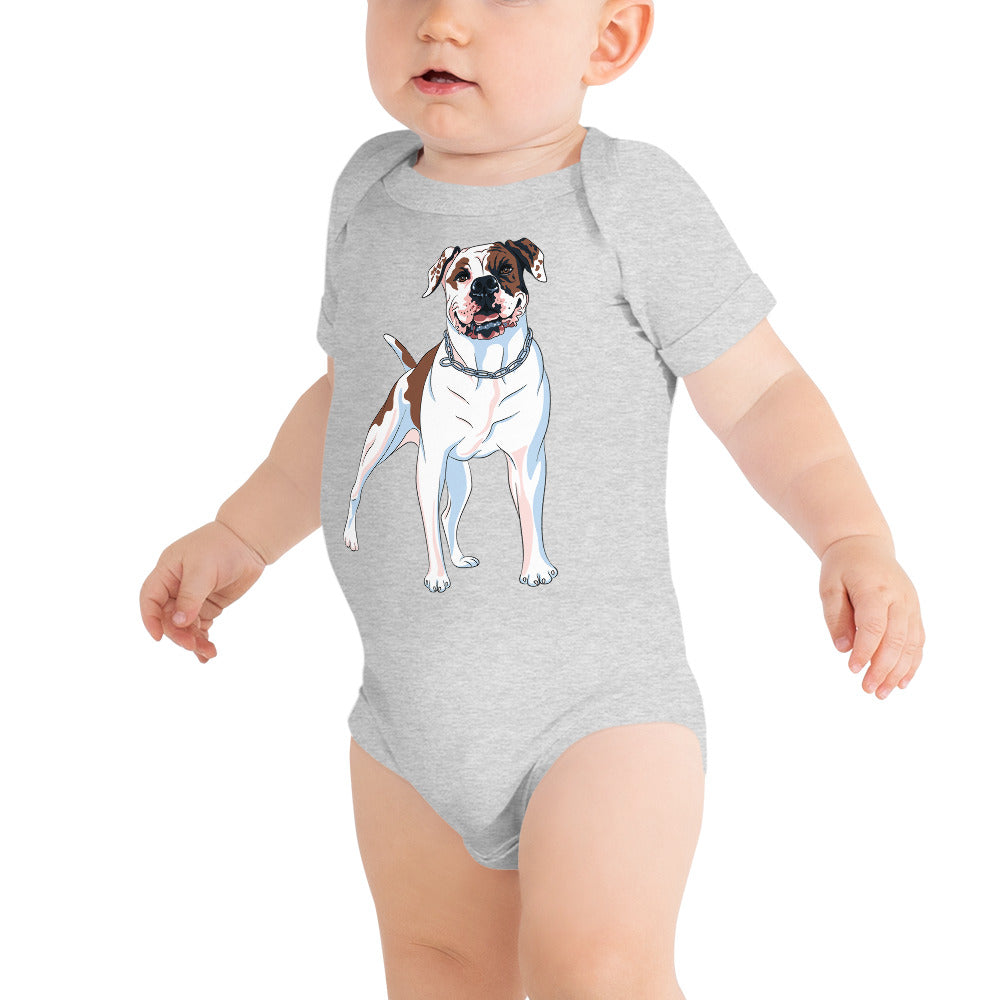 Cool American Bulldog Dog Bodysuit, No. 0117