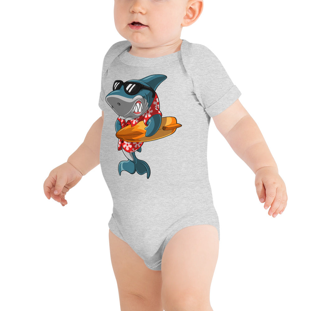 Cool Shark Surfing Bodysuit, No. 0133