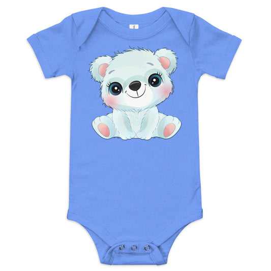 Cute Polar Dog Bodysuit, No. 0219