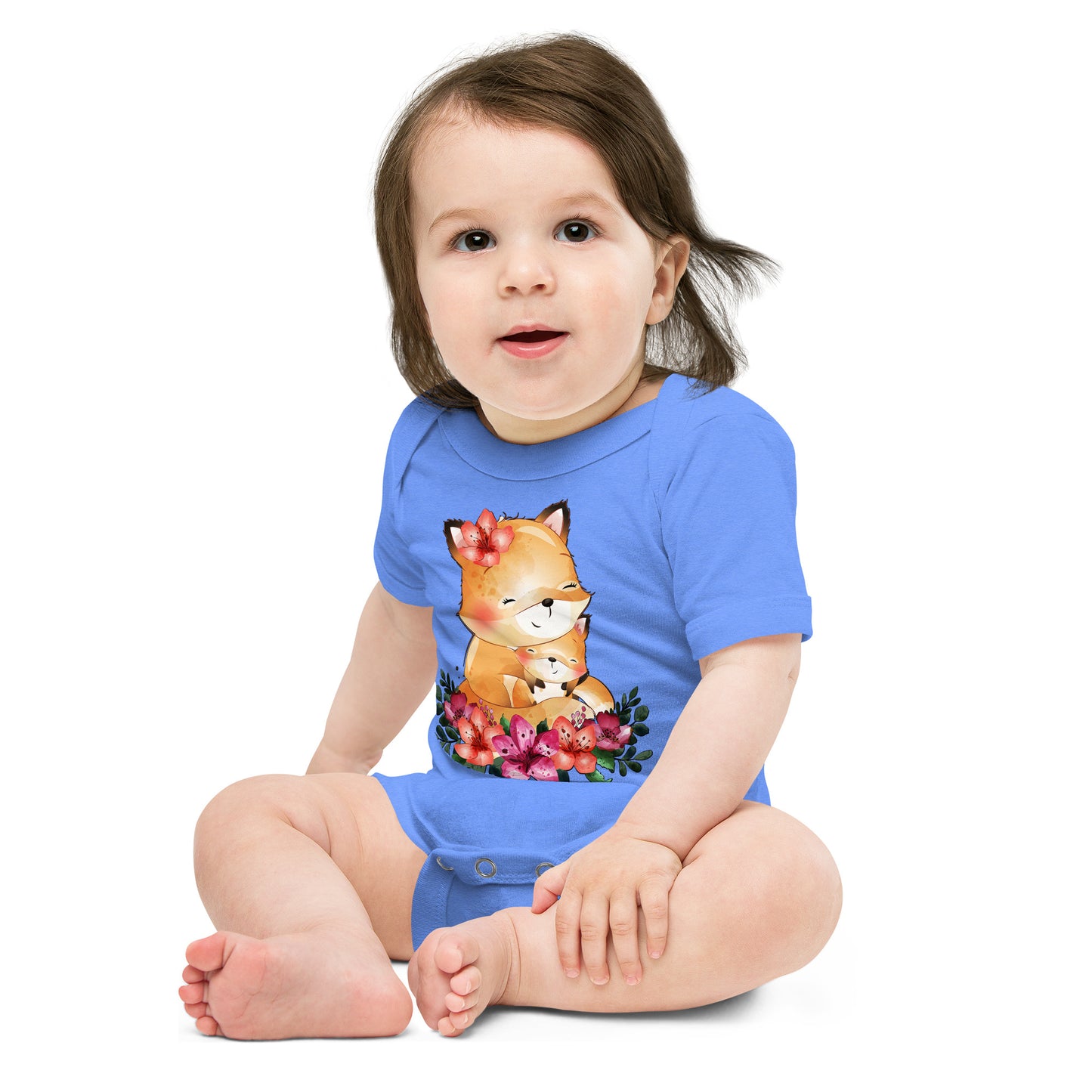 Cool Foxy Mom and Baby Bodysuit, No. 0078