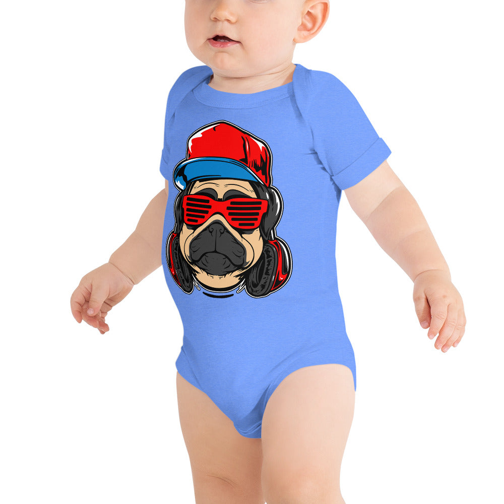 Cool Pug Dog Bodysuit, No. 0584