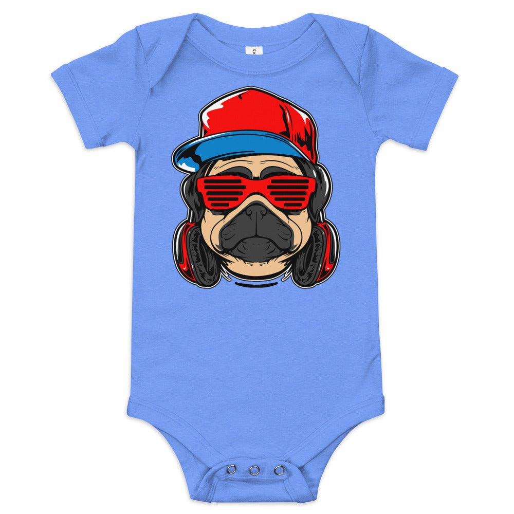 Cool Pug Dog Bodysuit, No. 0584