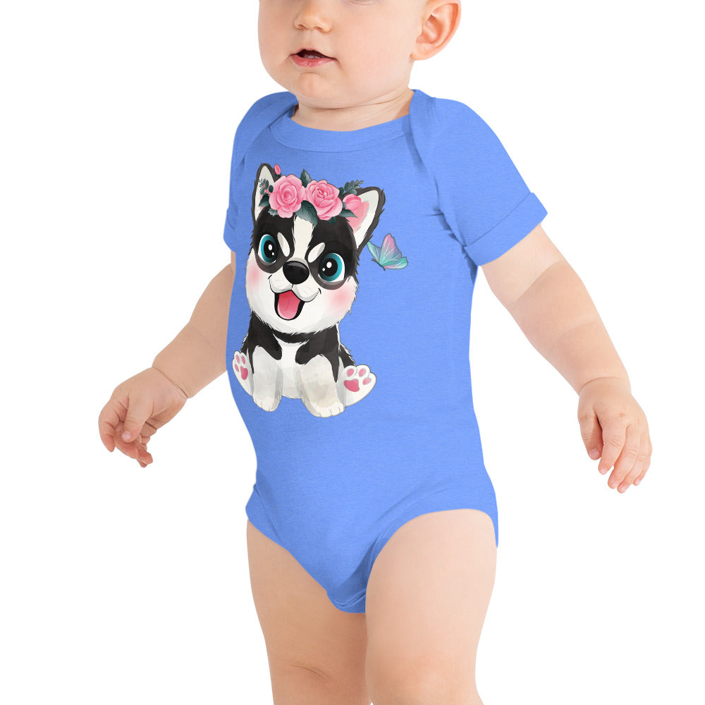 Cute Little Dog Bodysuit, No. 0357