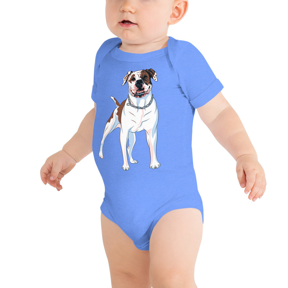 Cool American Bulldog Dog Bodysuit, No. 0117