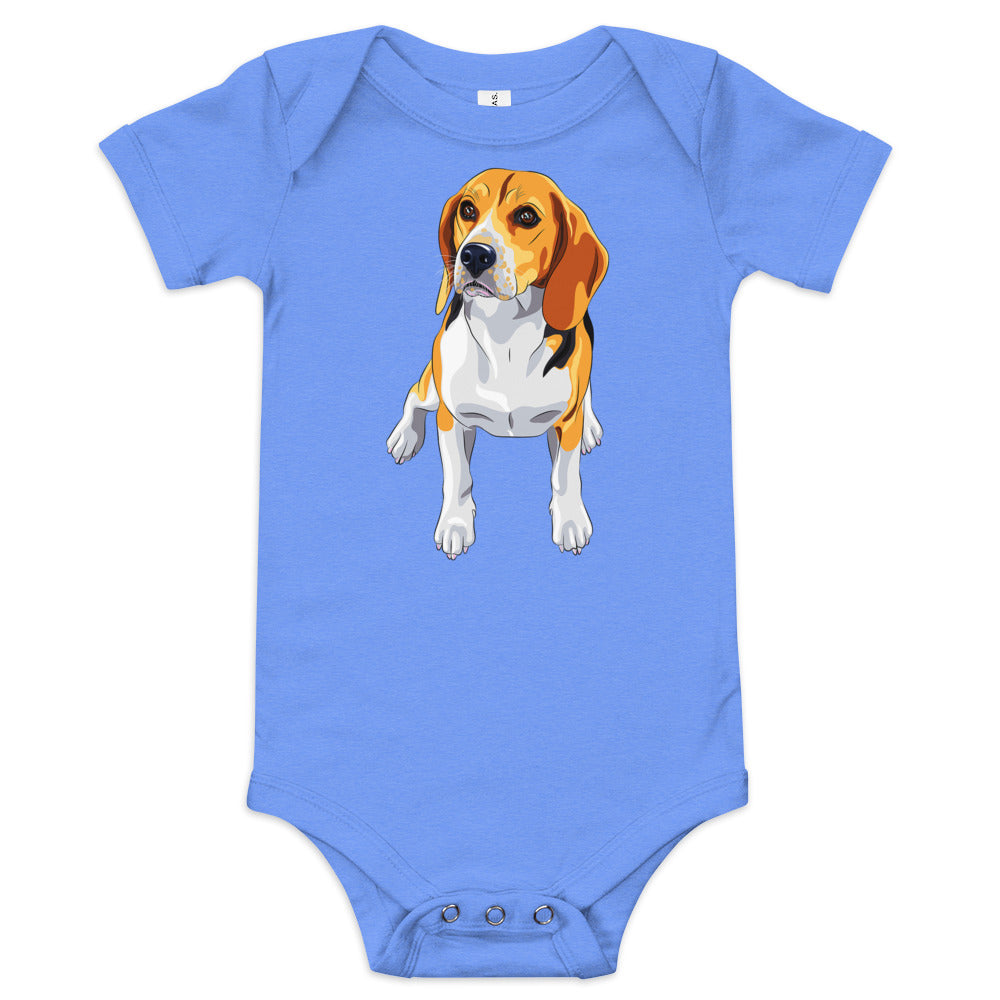 Cute Beagle Dog Bodysuit, No. 0151