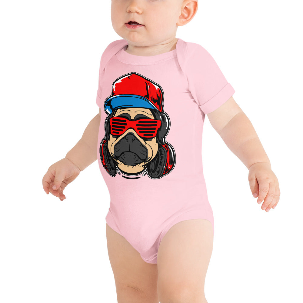 Cool Pug Dog Bodysuit, No. 0584