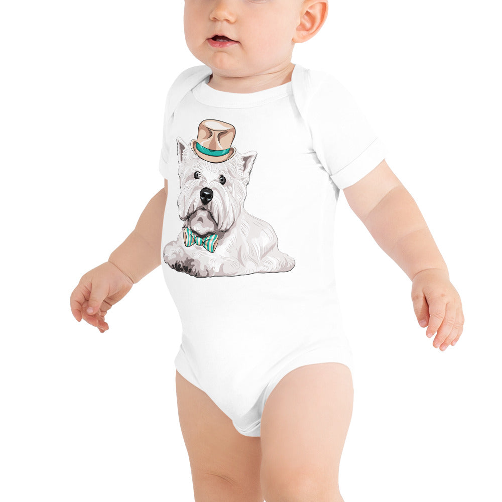 Cool West Highland White Terrier Dog Bodysuit, No. 0134