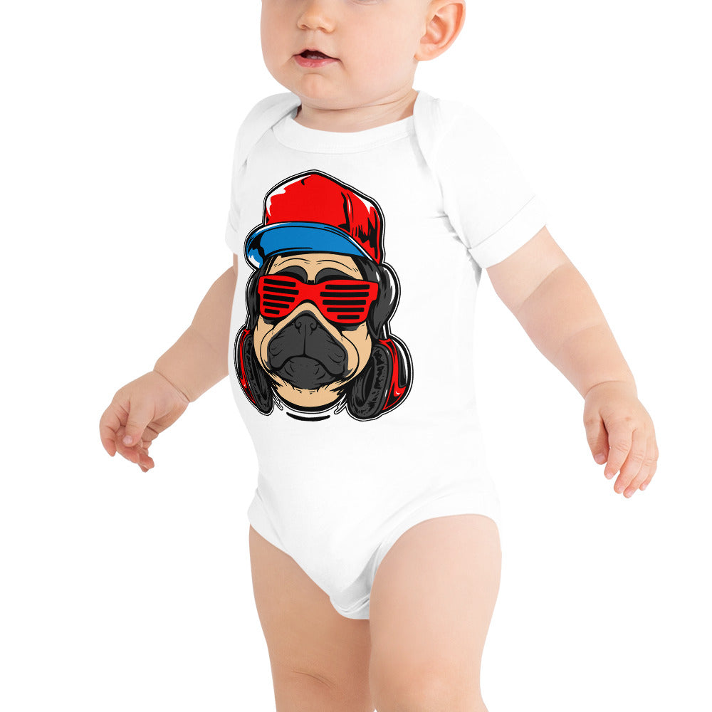 Cool Pug Dog Bodysuit, No. 0584