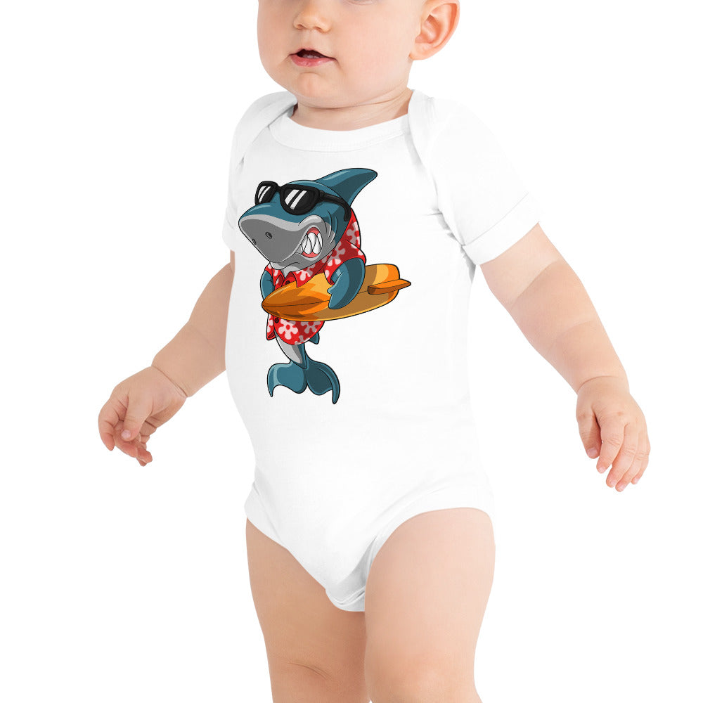 Cool Shark Surfing Bodysuit, No. 0133