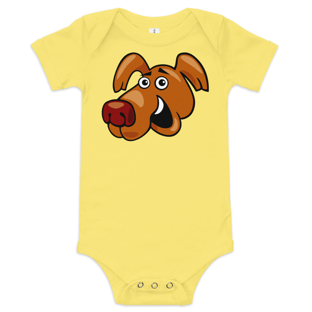 Comic Dog Face Bodysuit, No. 0114