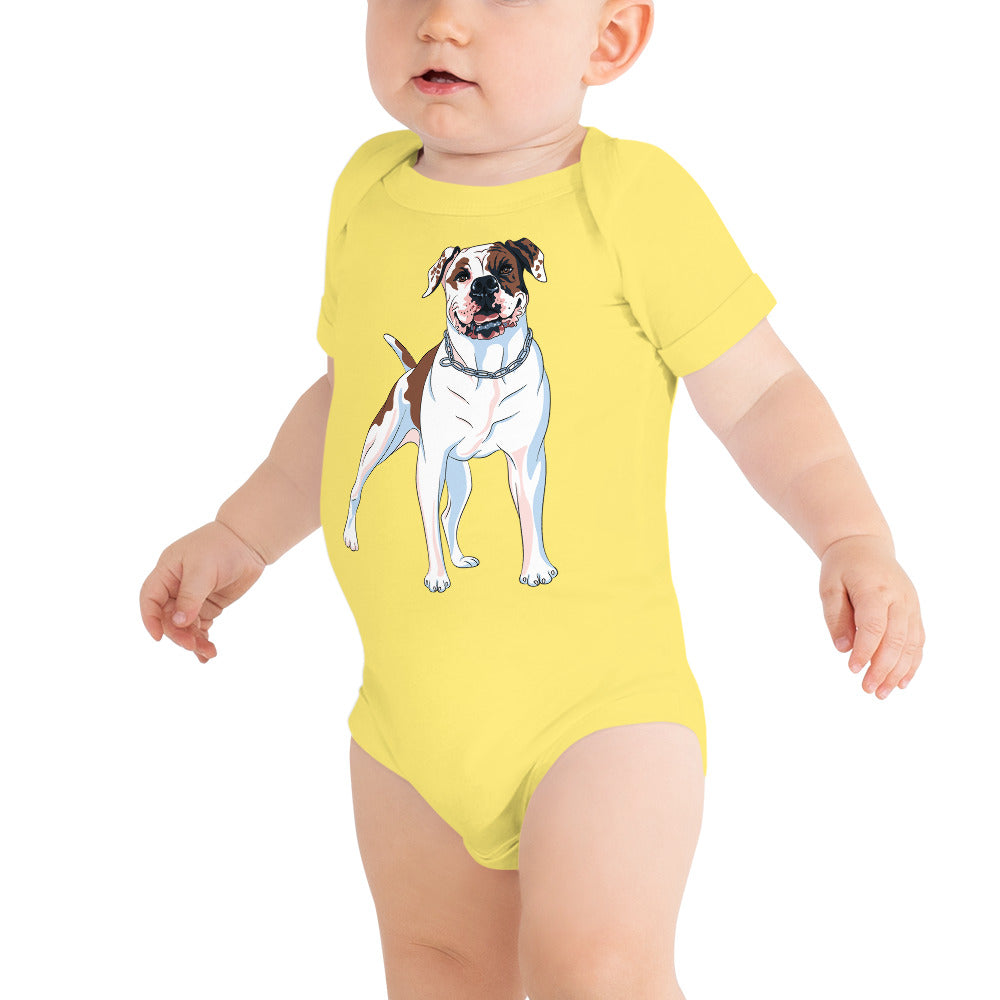 Cool American Bulldog Dog Bodysuit, No. 0117