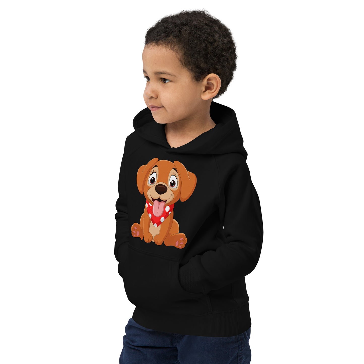 Cute Baby Dog Sitting Hoodie, No. 0147