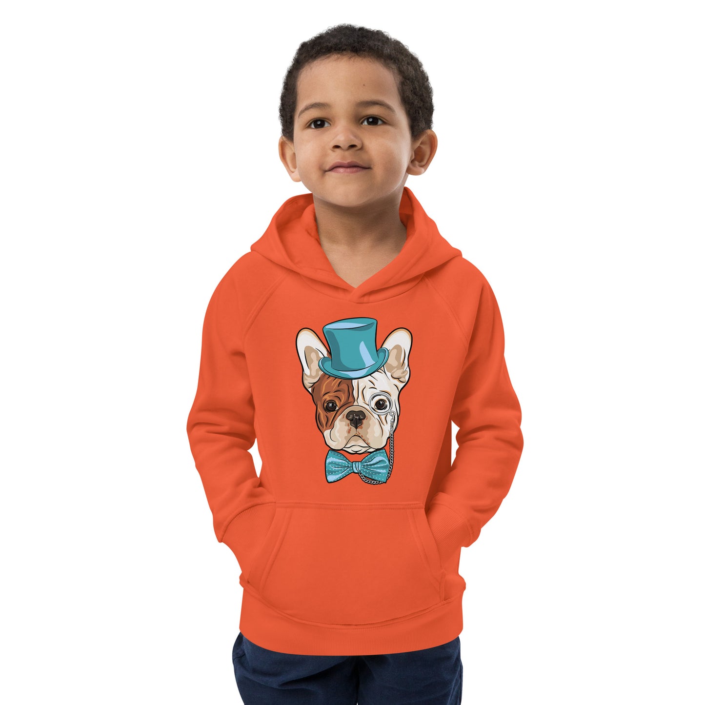 Gentleman French Bulldog Hoodie, No. 0525