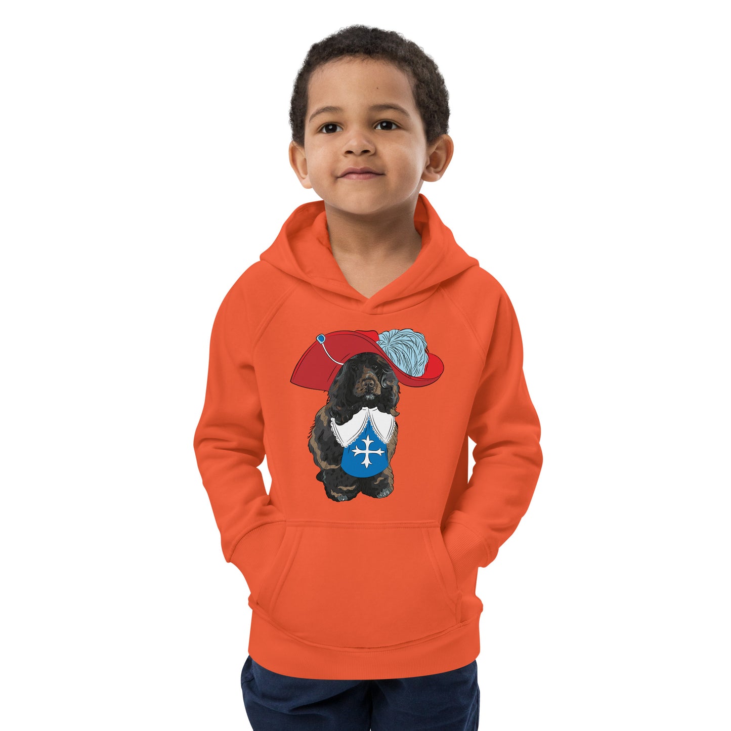 Portuguese Water Dog as Musketeer Hoodie, No. 0559