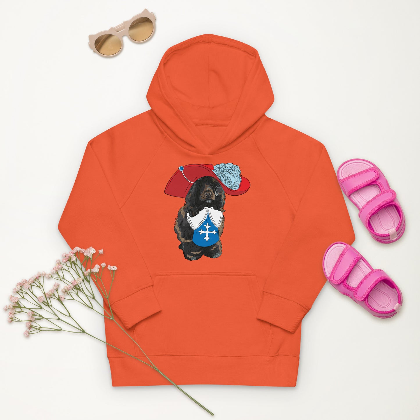 Portuguese Water Dog as Musketeer Hoodie, No. 0559