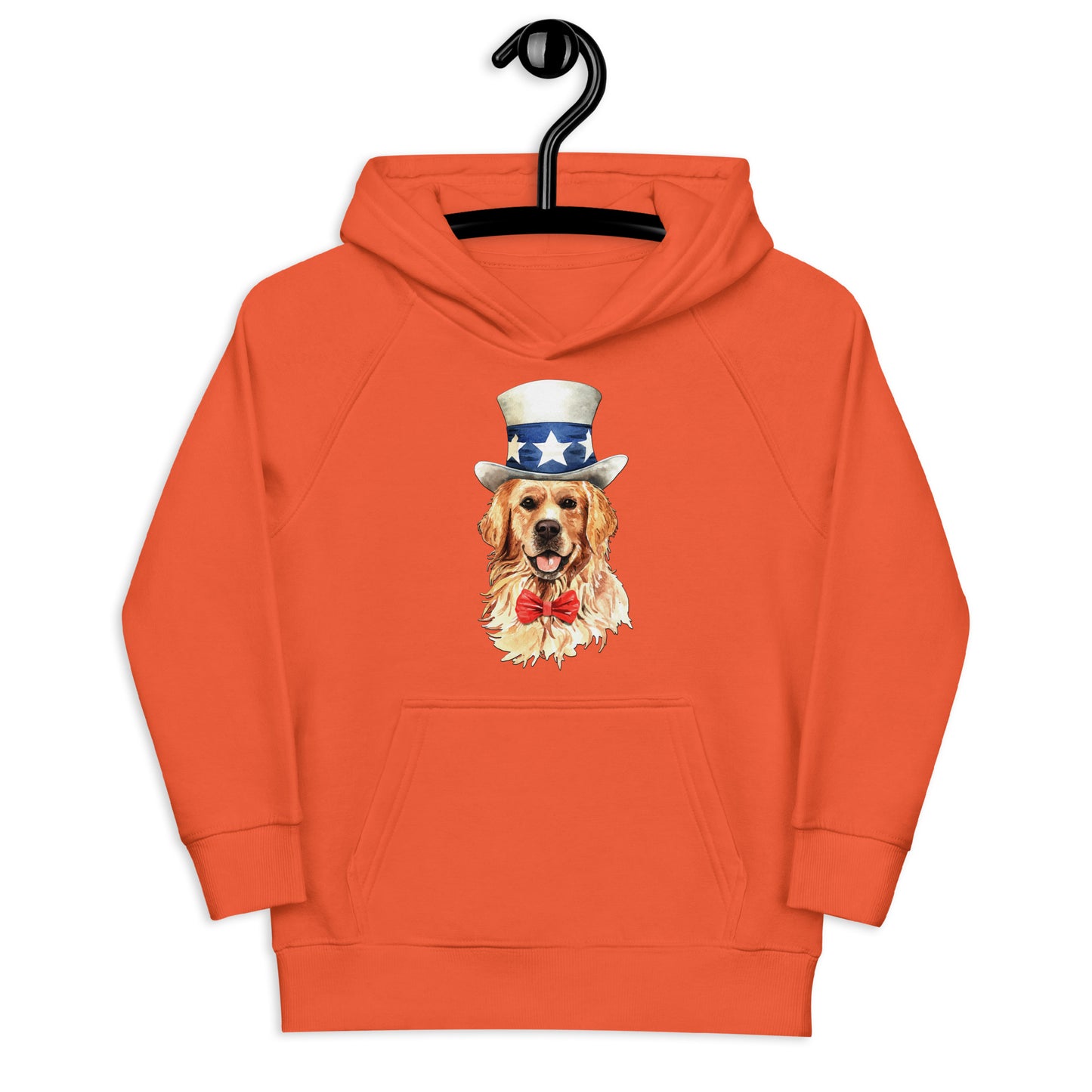 Cool Golden Retriever Dog with Hat Hoodie, No. 0580