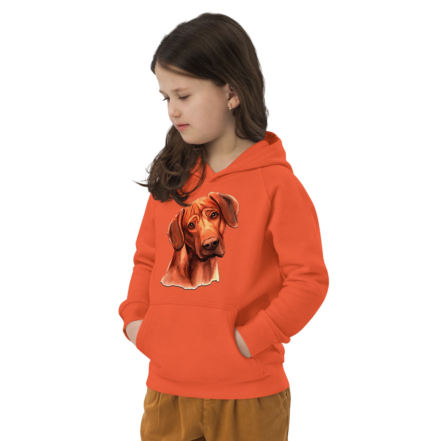 Cool Dog Portrait Hoodie, No. 0577