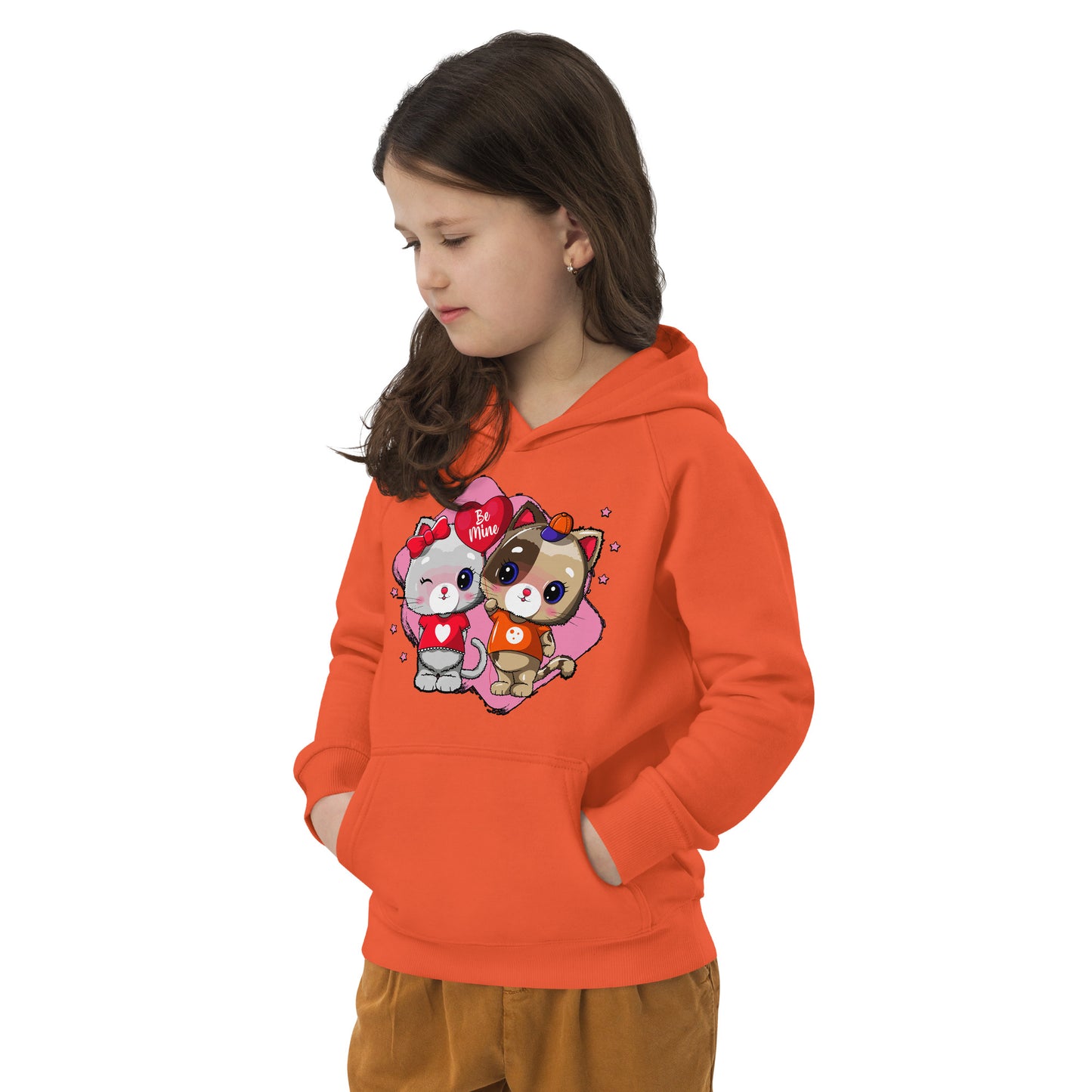 Lovely Cats in Love Hoodie, No. 0539