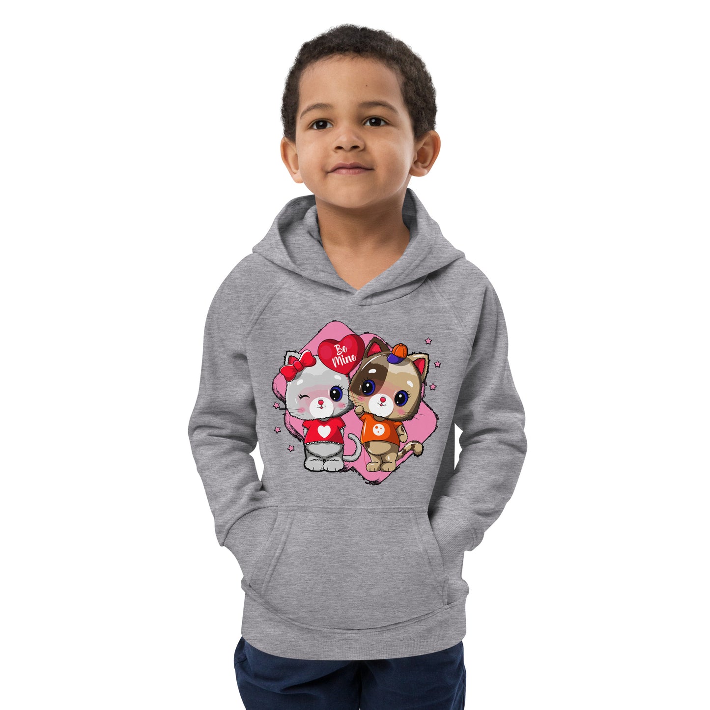 Lovely Cats in Love Hoodie, No. 0539