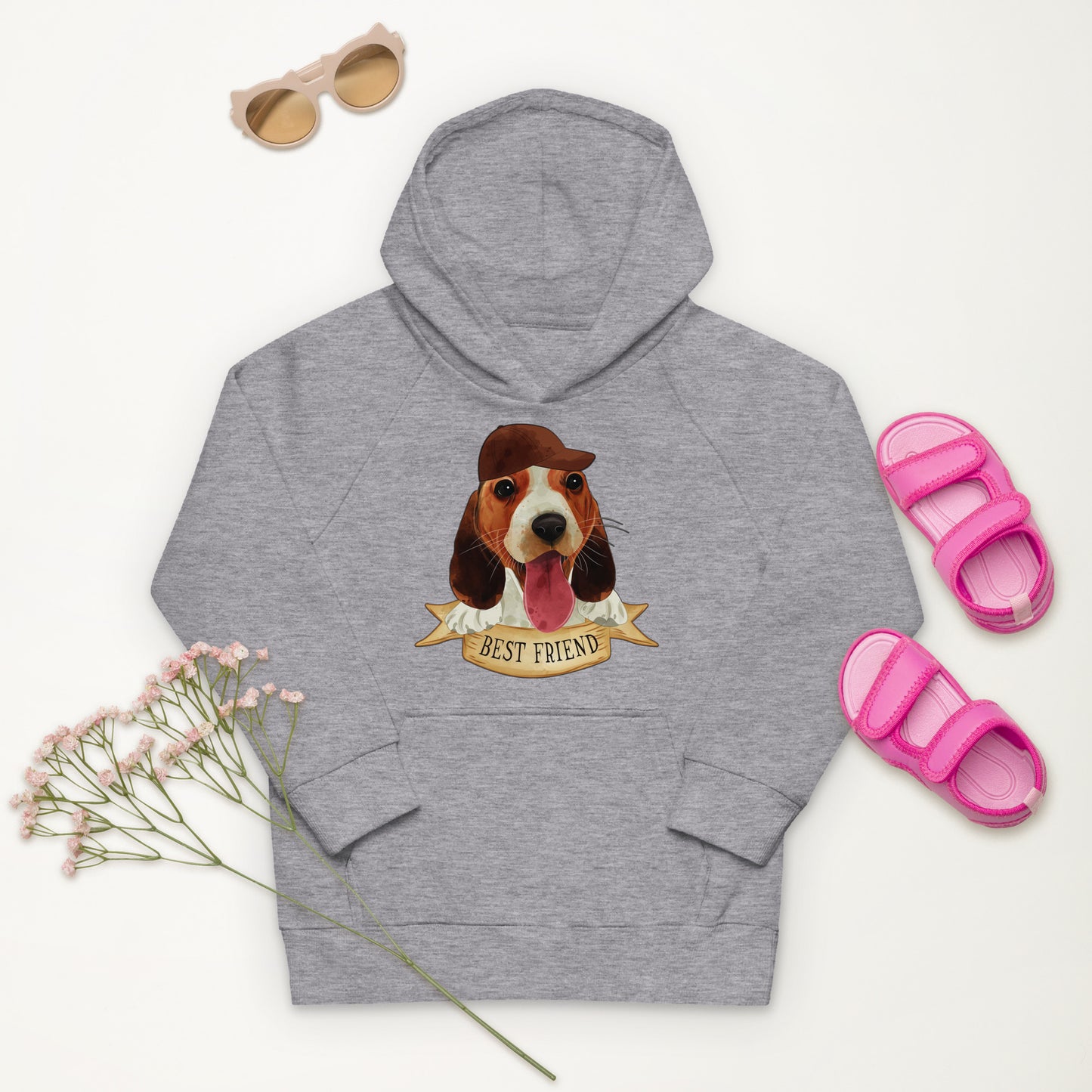 Cute Beagle Dog Hoodie, No. 0279