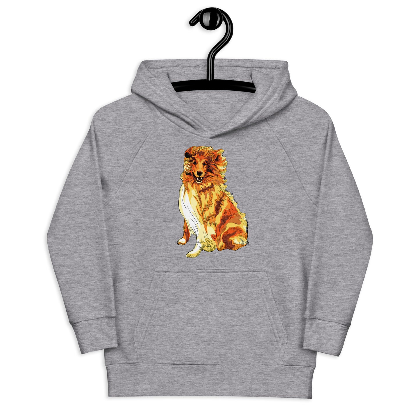 Cool Rough Collie Dog Hoodie, No. 0585