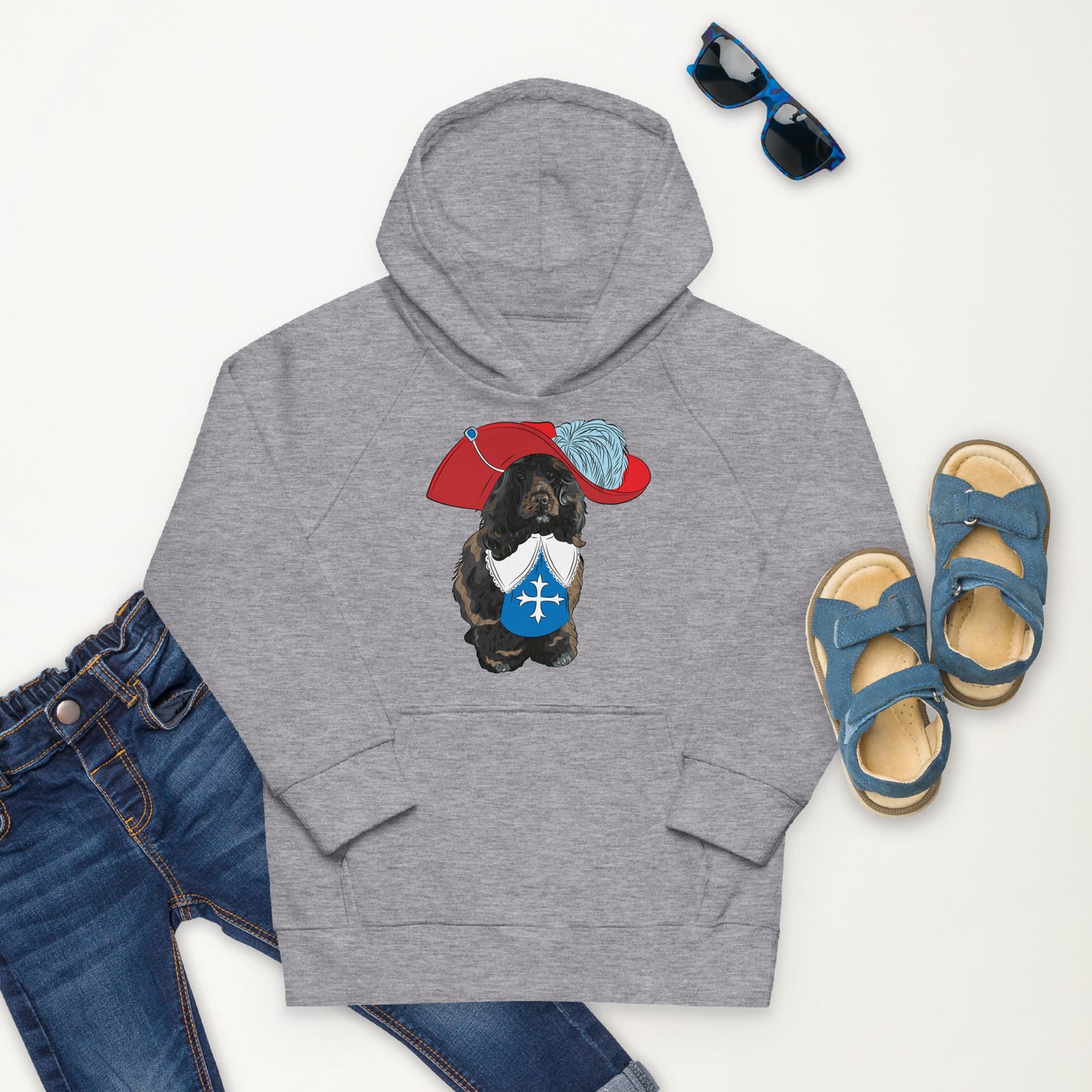 Portuguese Water Dog as Musketeer Hoodie, No. 0559