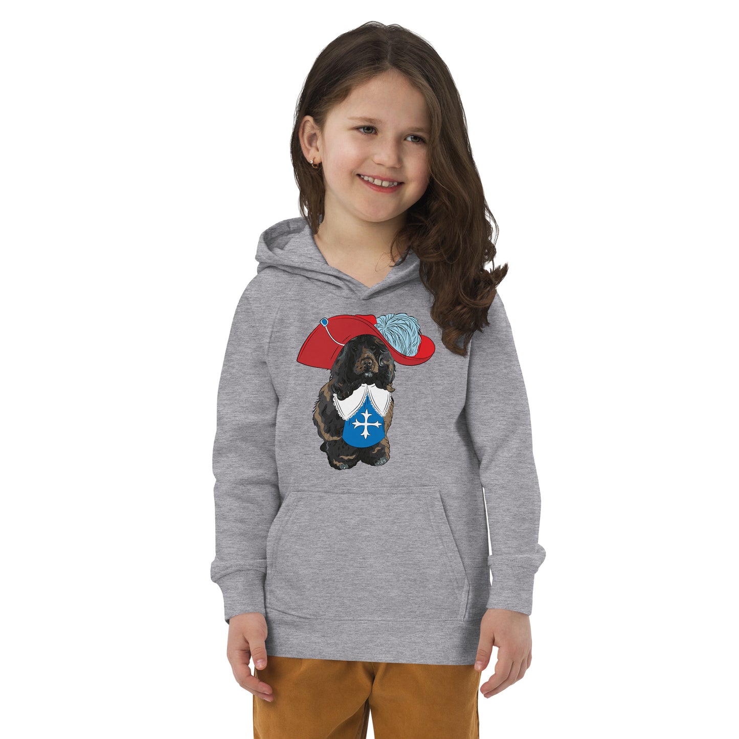 Portuguese Water Dog as Musketeer Hoodie, No. 0559