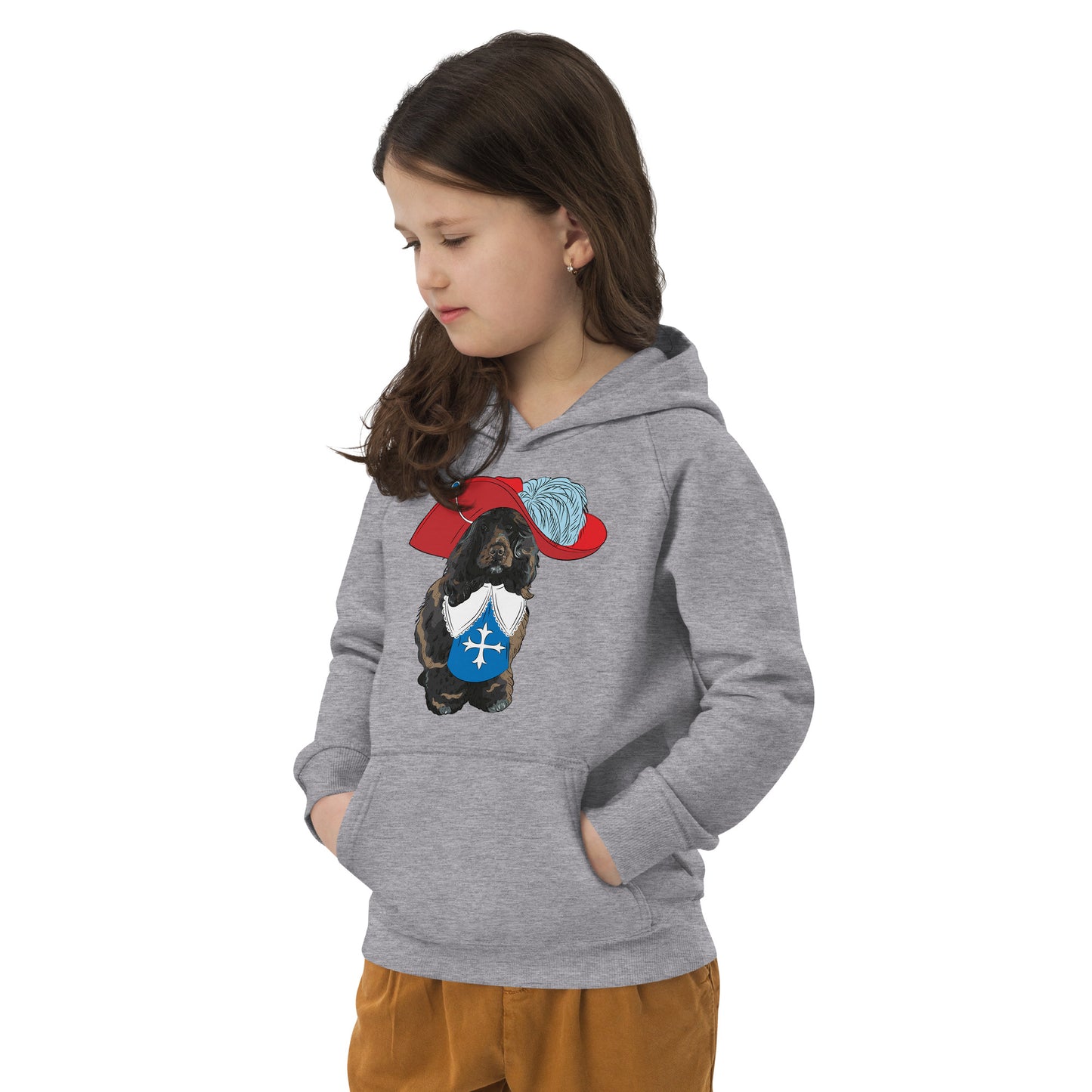 Portuguese Water Dog as Musketeer Hoodie, No. 0559