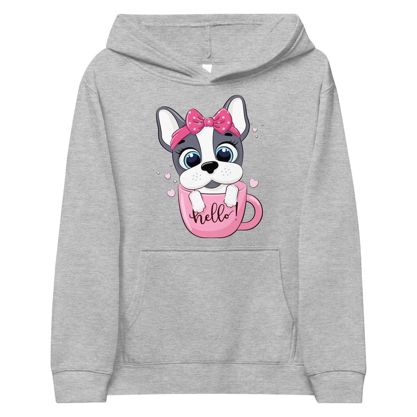 Cute Puppy Dog in Cup Hoodie, No. 0371