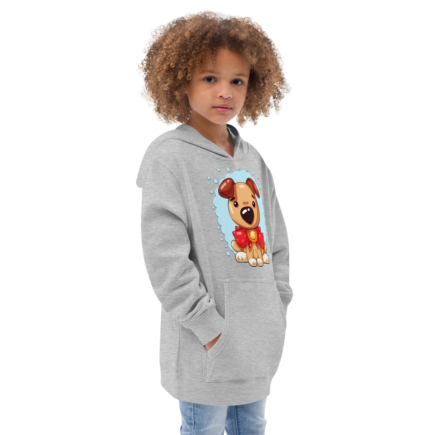 Cute Puppy Dog with Medal Hoodie, No. 0373