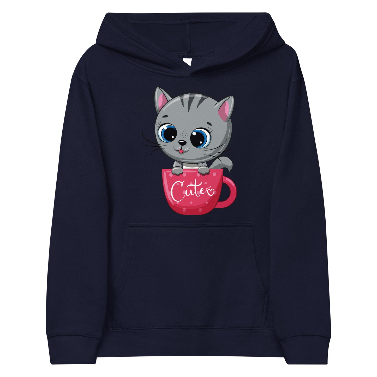Cute Baby Cat Inside Cup Hoodie, No. 0268