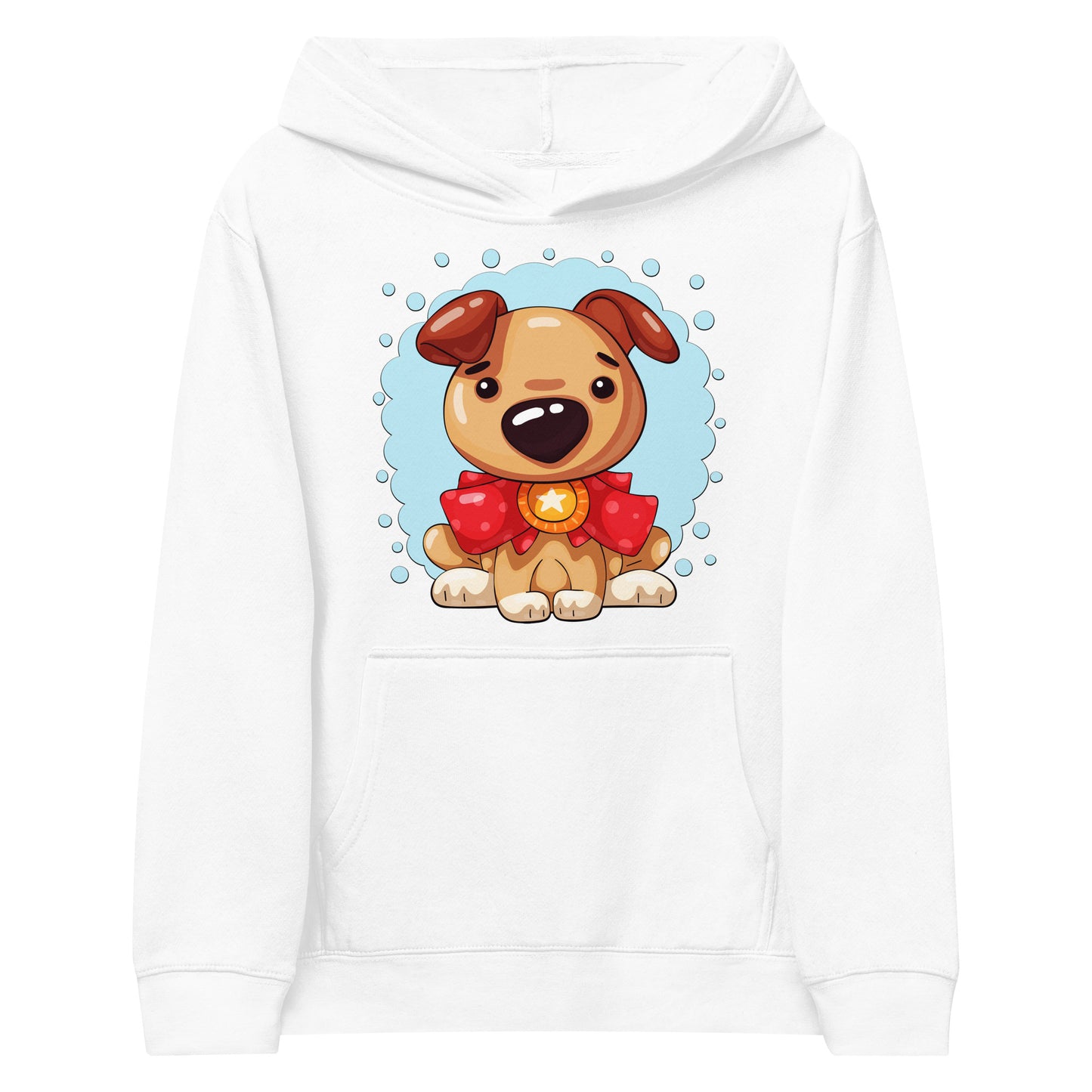 Cute Puppy Dog with Medal Hoodie, No. 0373