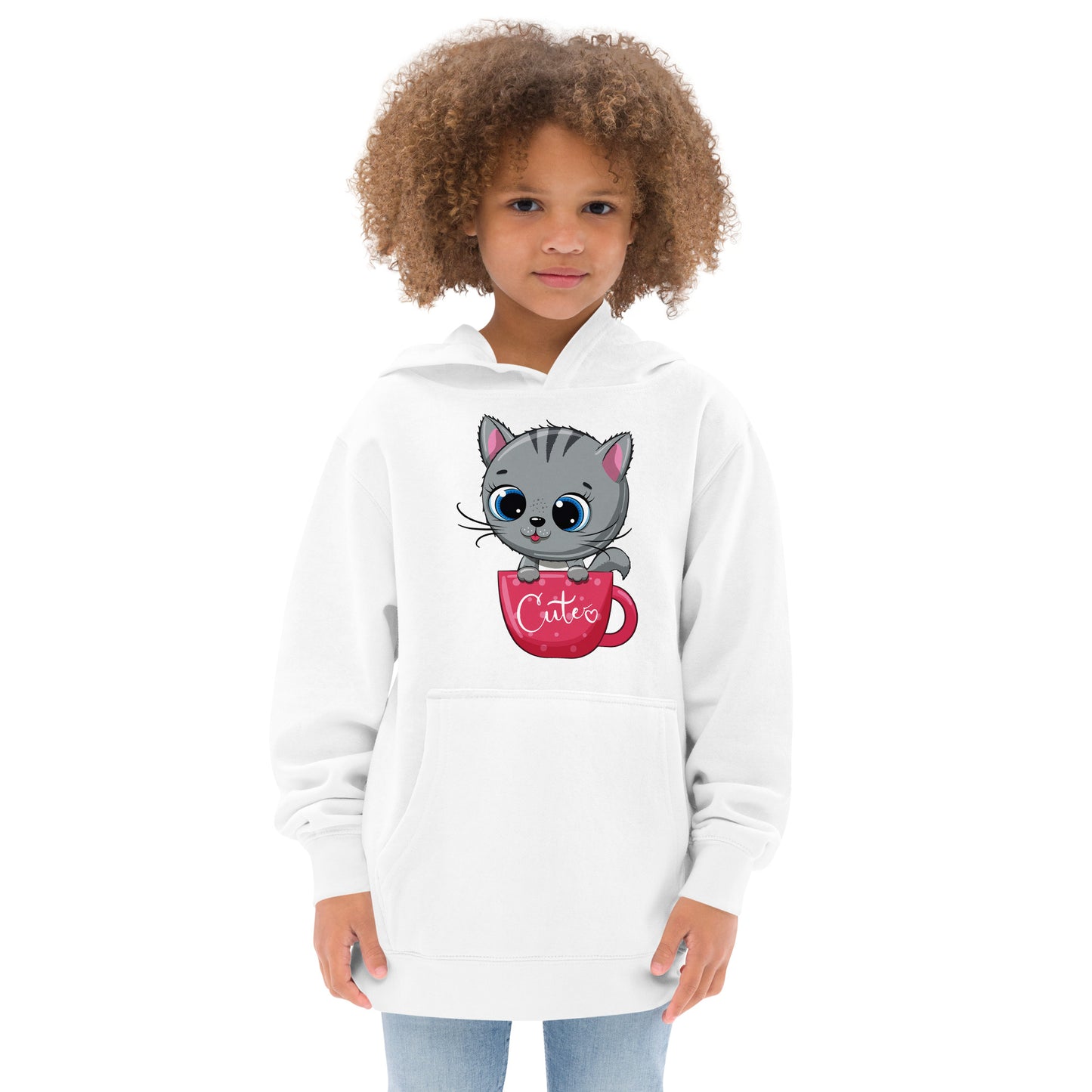 Cute Baby Cat Inside Cup Hoodie, No. 0268