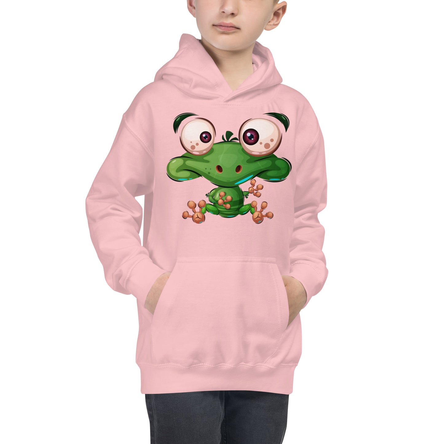 Comic Frog Hoodie, No. 0036