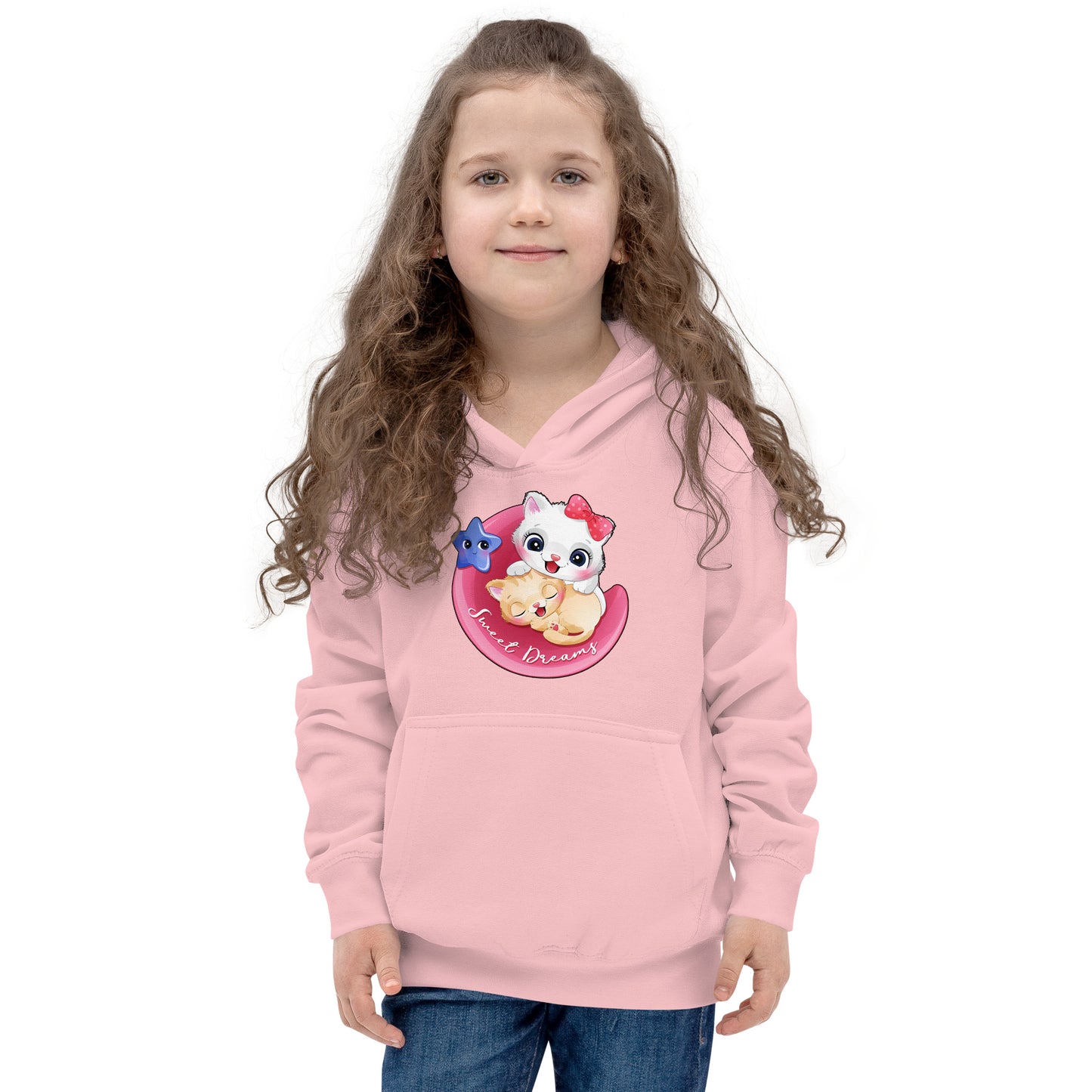 Lovely Baby Cats on the Moon Hoodie, No. 0463