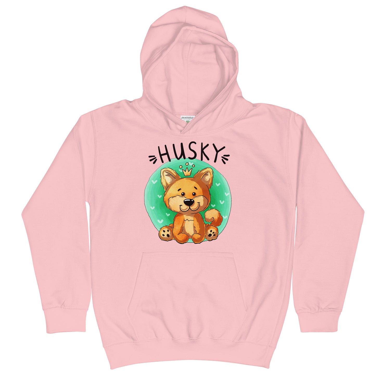 Lovely Husky Puppy Dog Hoodie, No. 0476