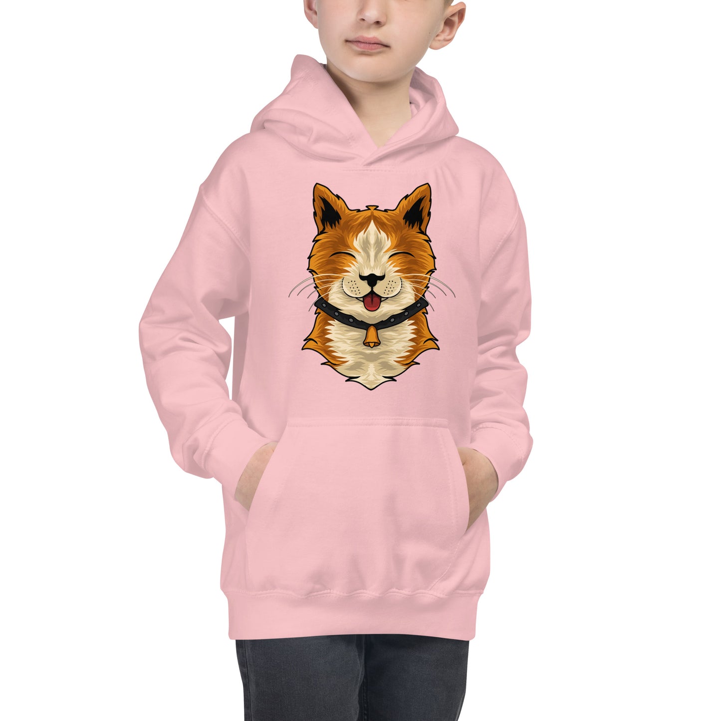 Cute Cat Face Hoodie, No. 0588