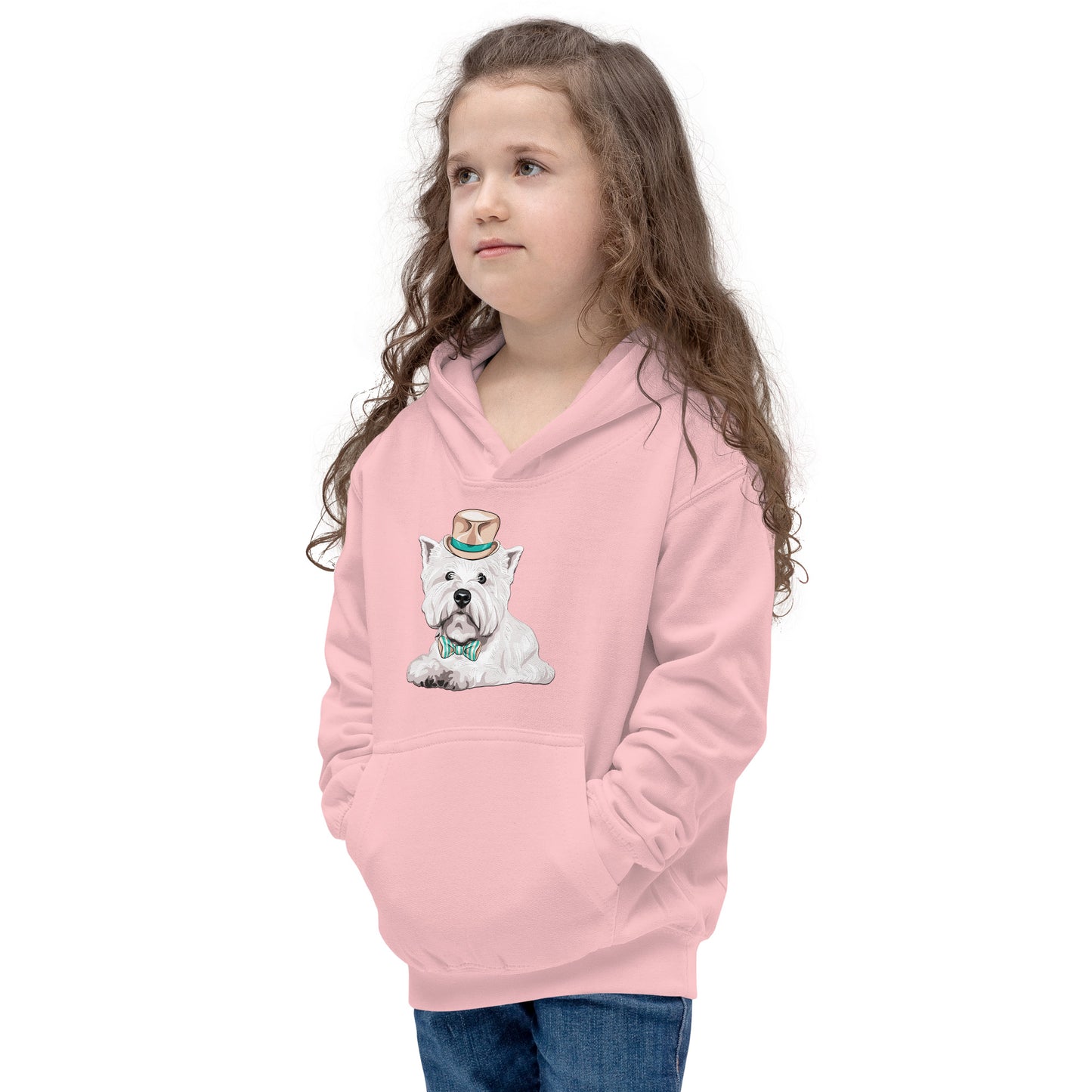 Cool West Highland White Terrier Dog Hoodie, No. 0134