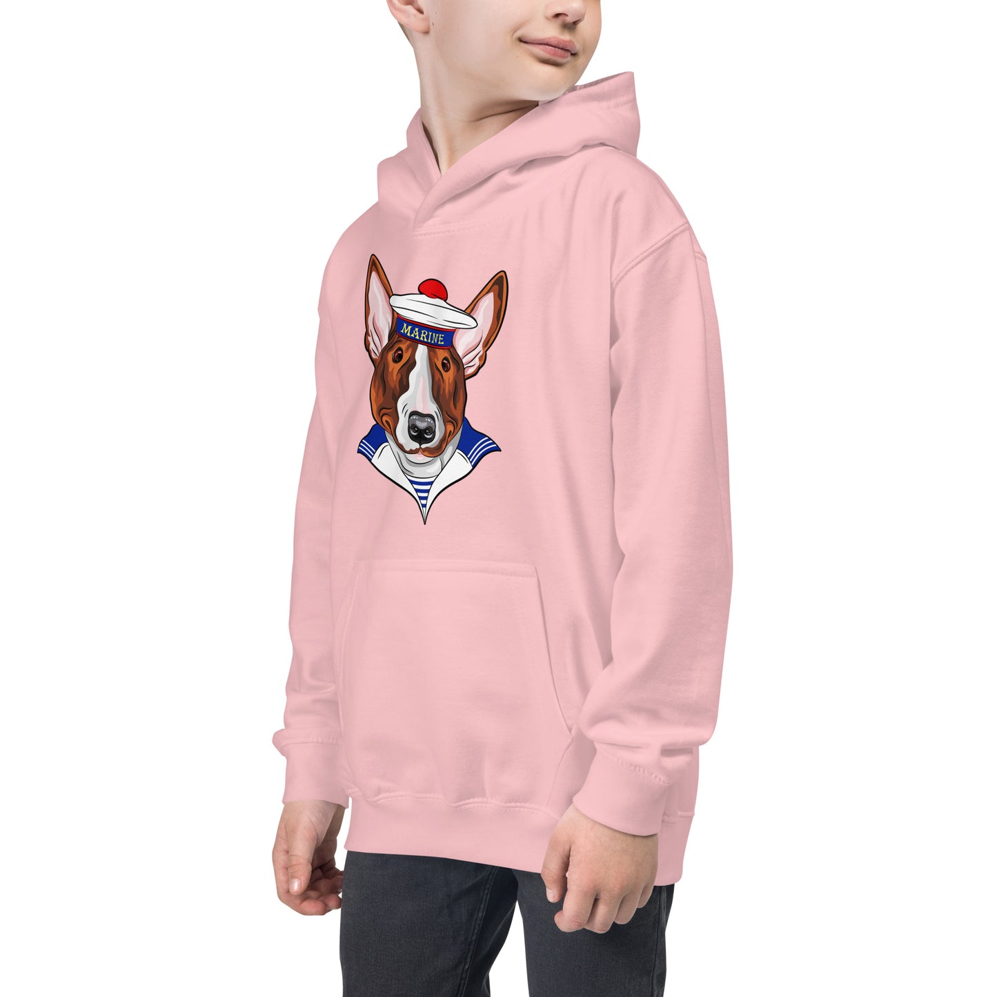 Sailor Bull Terrier Dog Hoodie, No. 0508