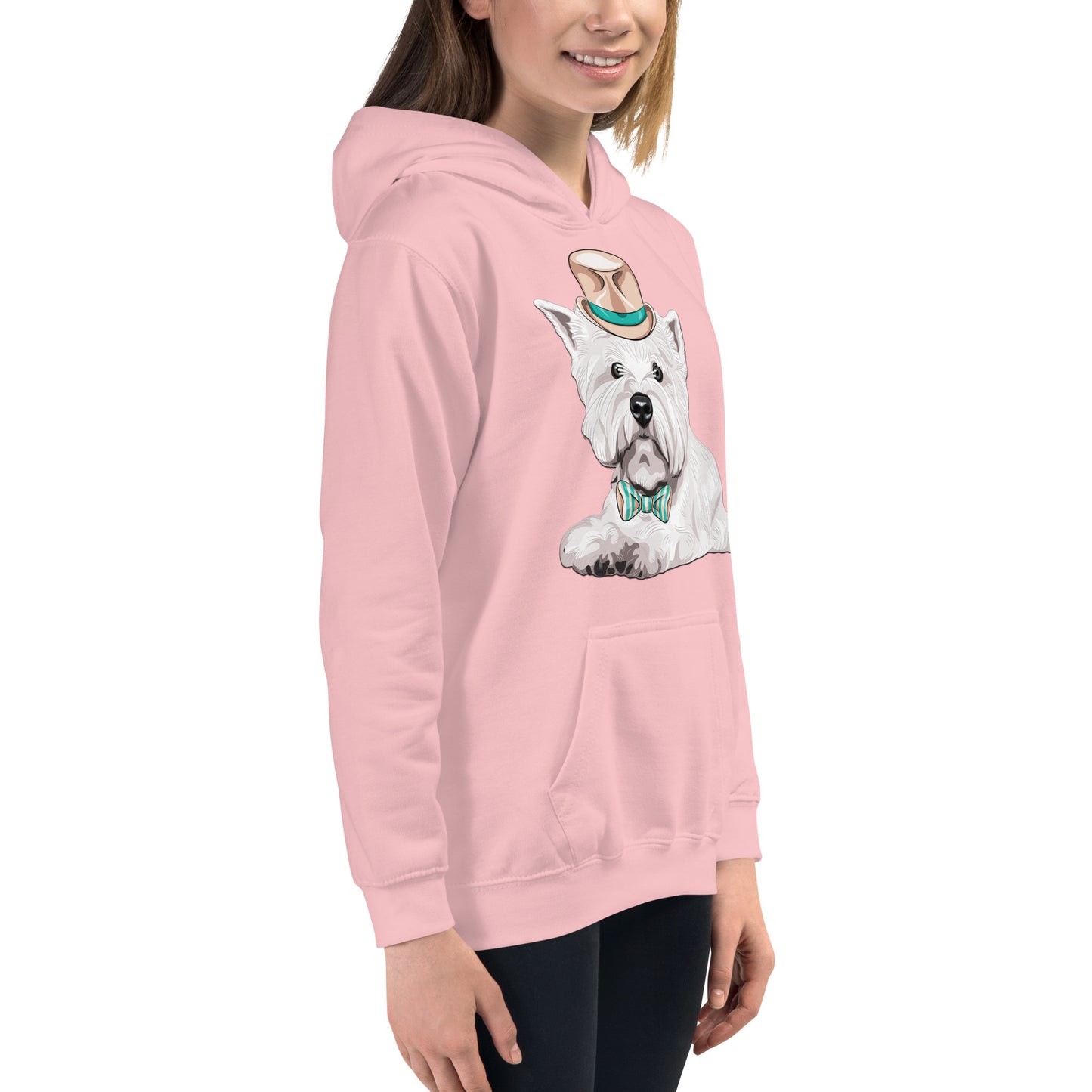 Cool West Highland White Terrier Dog Hoodie, No. 0134