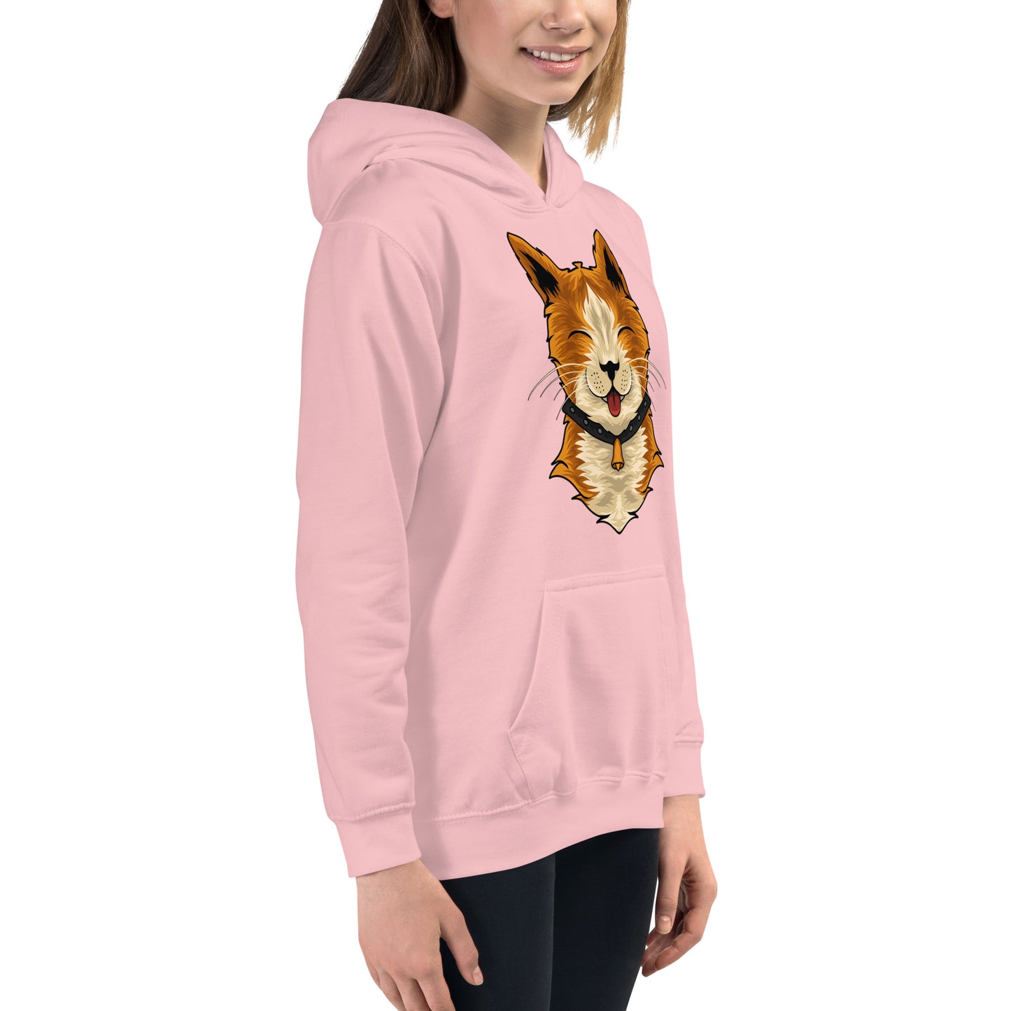 Cute Cat Face Hoodie, No. 0588